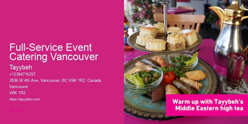 Full-Service Event Catering Vancouver
