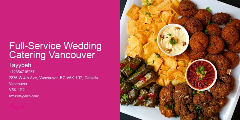 Affordable Wedding Catering Full-Service Wedding Catering Vancouver
