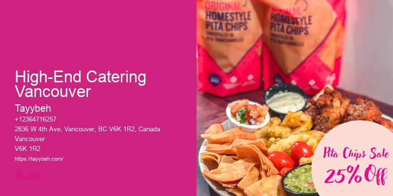 High-End Catering Vancouver Luxury Event Catering