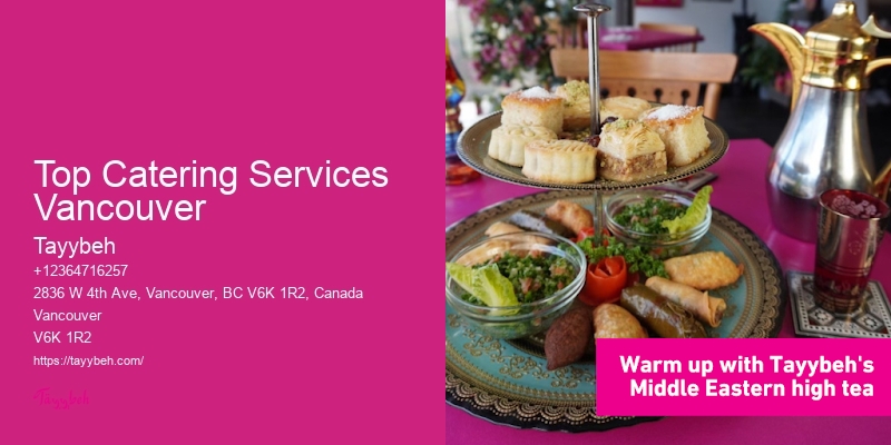 High-End Wedding Food Menus Top Catering Services Vancouver 