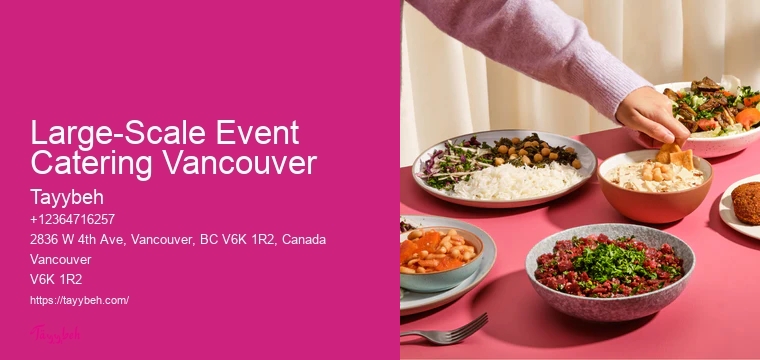 Large-Scale Event Catering Vancouver’S Best Professional Caterers