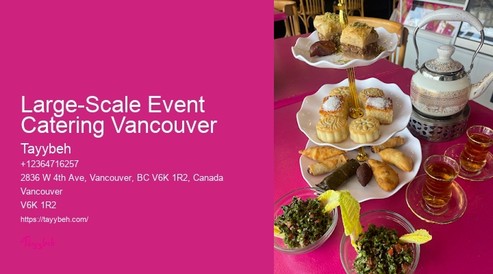 Large-Scale Event Catering Vancouver Professional Banquet Food Planners