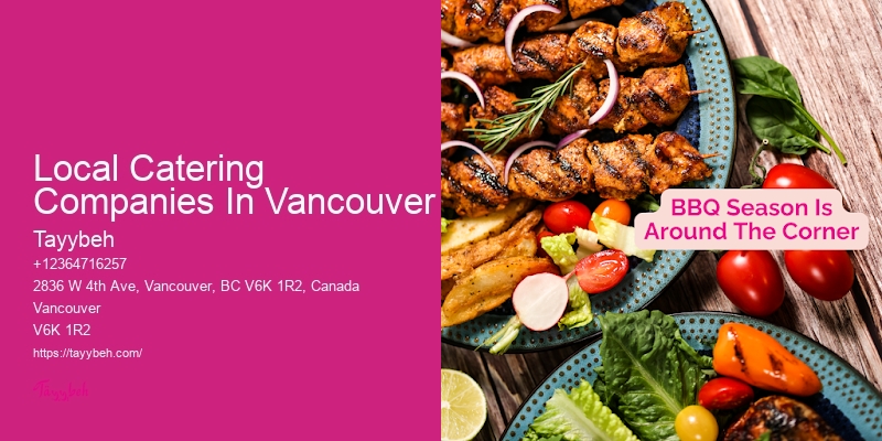 Local Catering Solutions For Events Local Catering Companies In Vancouver