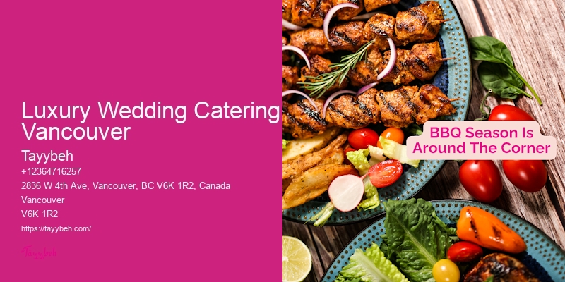 Affordable Wedding Catering Luxury Wedding Catering Vancouver