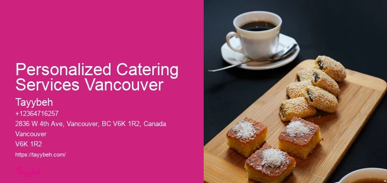 Local Affordable Catering Solutions Personalized Catering Services Vancouver