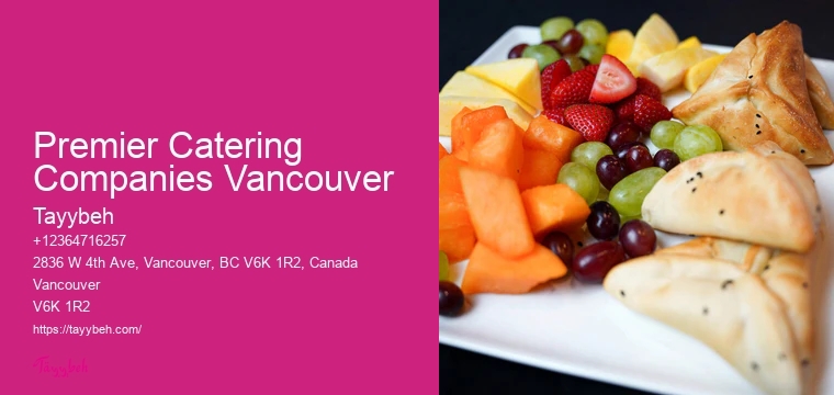 Personalized Wedding Food Ideas Premier Catering Companies Vancouver