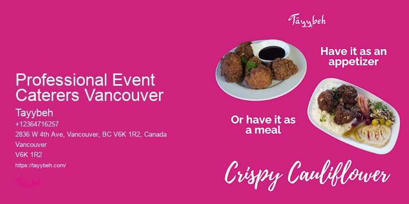 Luxury Corporate Banquet Services Professional Event Caterers Vancouver