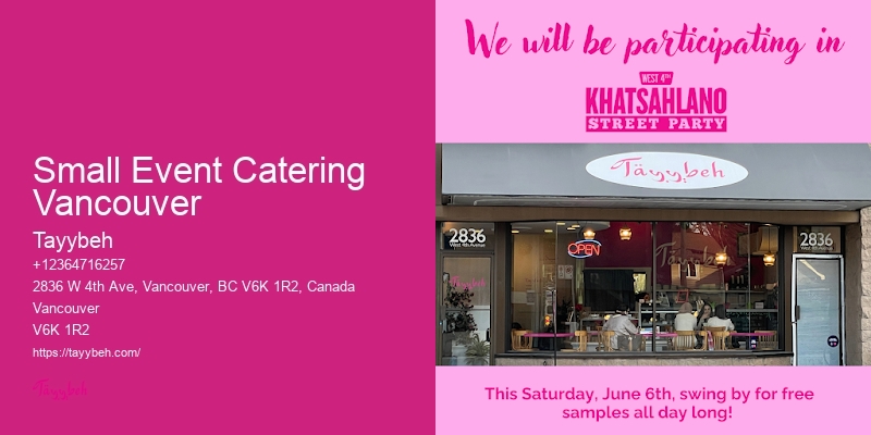Best Catering Options In Small Event Catering Vancouver