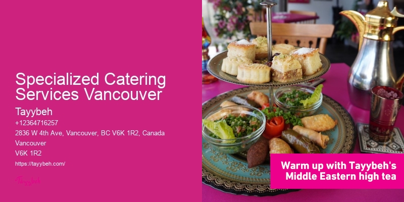 Specialized Catering Services Vancouver