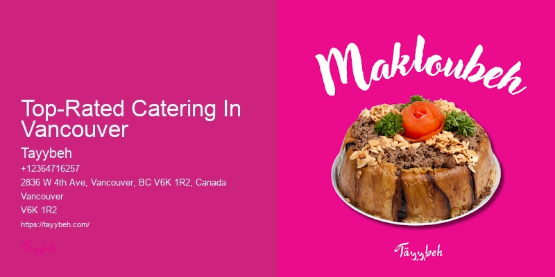 Best Catering Companies For Weddings Top-Rated Catering In Vancouver