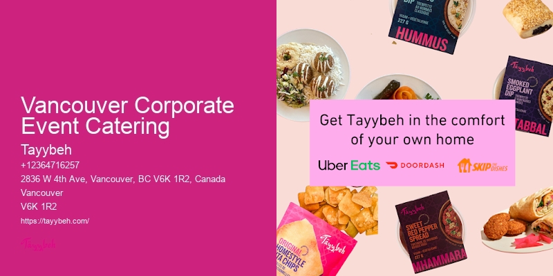 Affordable Gourmet Banquet Services Vancouver Corporate Event Catering