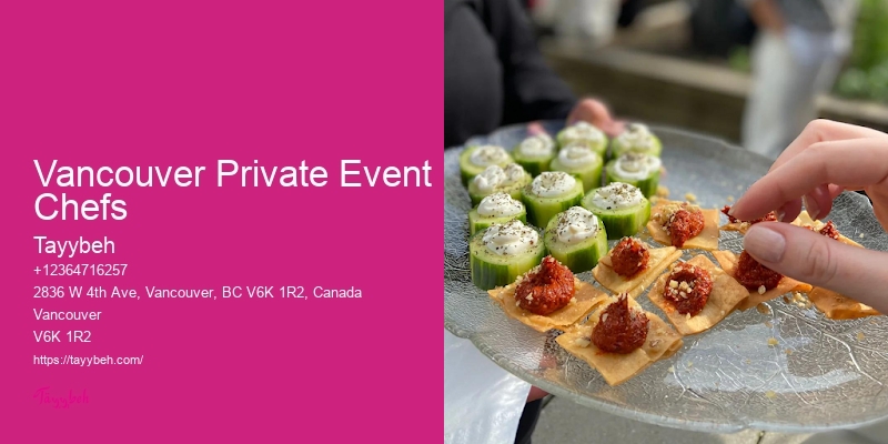 Vancouver Private Event Chefs
