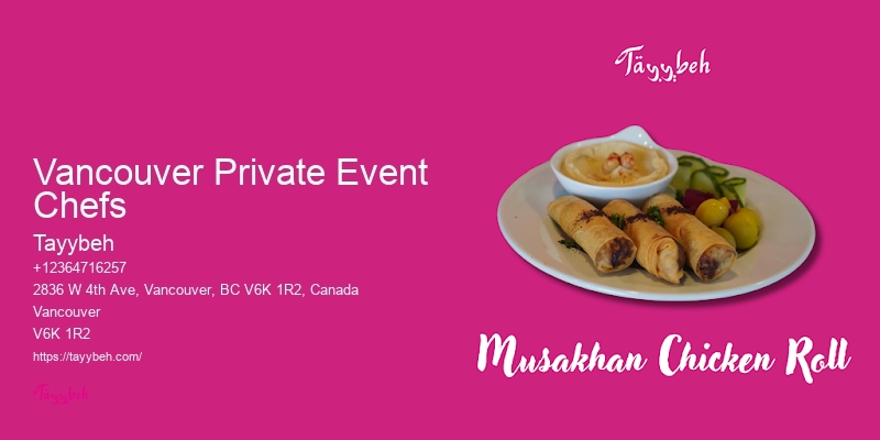 Vancouver Private Event Chefs Catering Experts For Parties