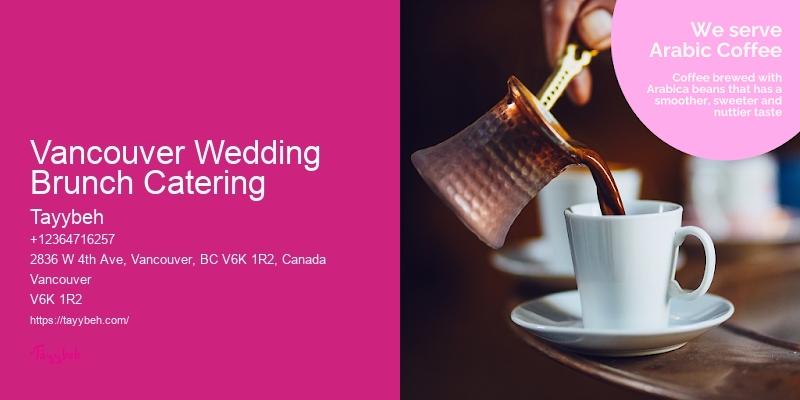 Party Catering Packages Vancouver Wedding Brunch Catering