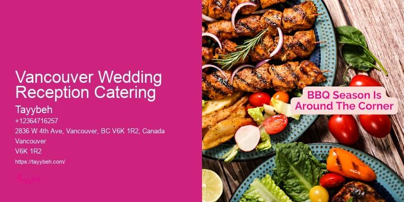 Wedding Banquet Packages Vancouver Wedding Reception Catering