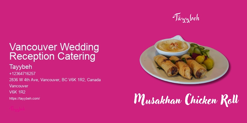 Best High-End Event Catering Vancouver Wedding Reception Catering
