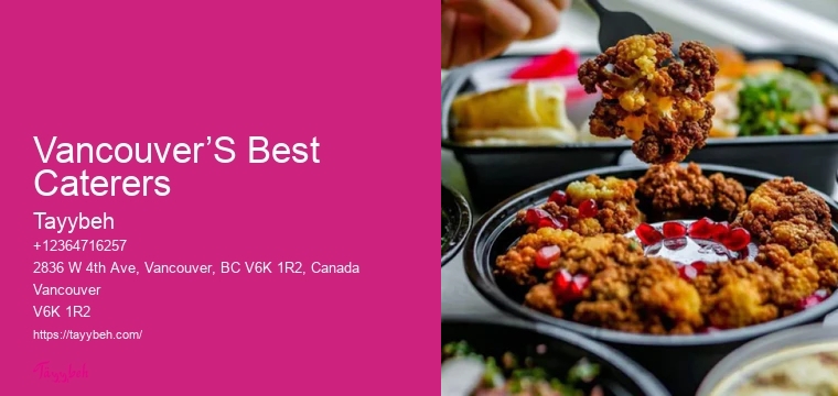Personalized Gourmet Catering Vancouver’S Best Caterers
