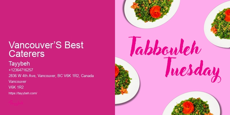 High-Quality Catering Packages Vancouver’S Best Caterers
