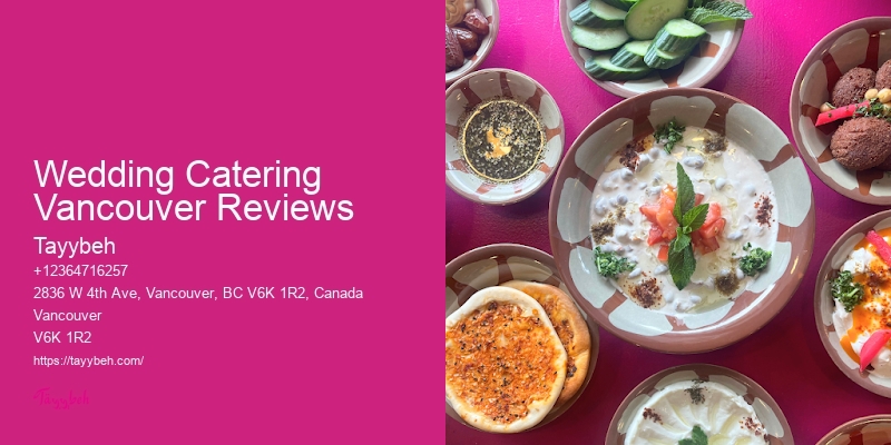 Professional Banquet Planning Wedding Catering Vancouver Reviews