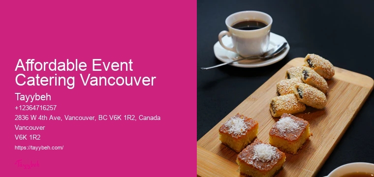 On-Site Event Catering Affordable Event Catering Vancouver