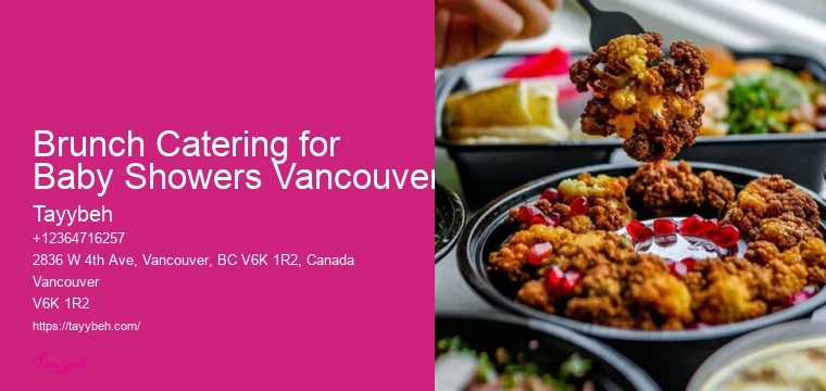 Lunch Catering For Corporate Meetings Brunch Catering for Baby Showers Vancouver