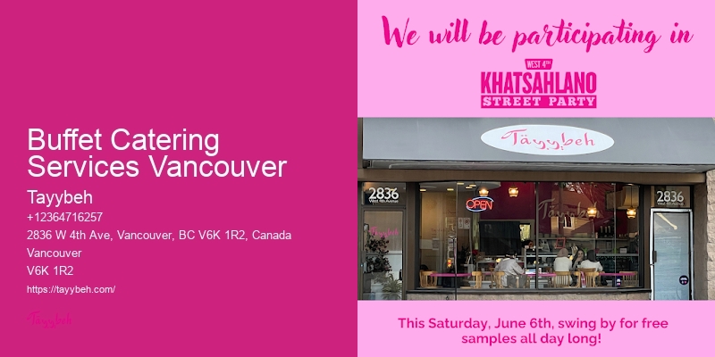 Farm-to-Table Wedding Catering Buffet Catering Services Vancouver