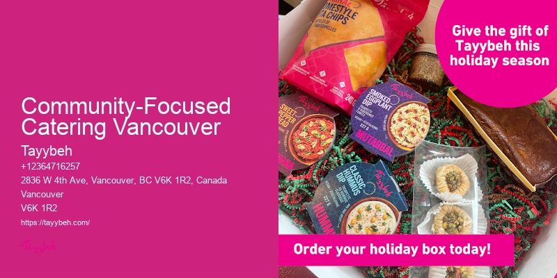 Community-Focused Catering Vancouver