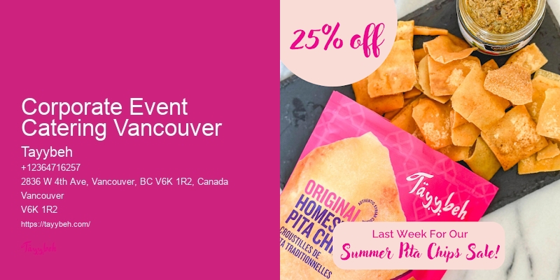 Corporate Event Catering Vancouver Halal Catering for Business Events