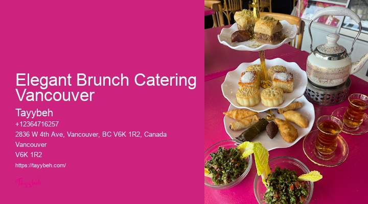 Buffet Catering For Graduations Elegant Brunch Catering Vancouver