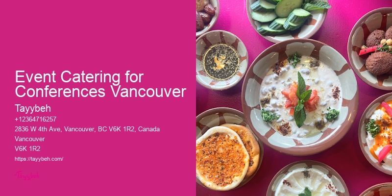 Business Lunch Catering Event Catering for Conferences Vancouver