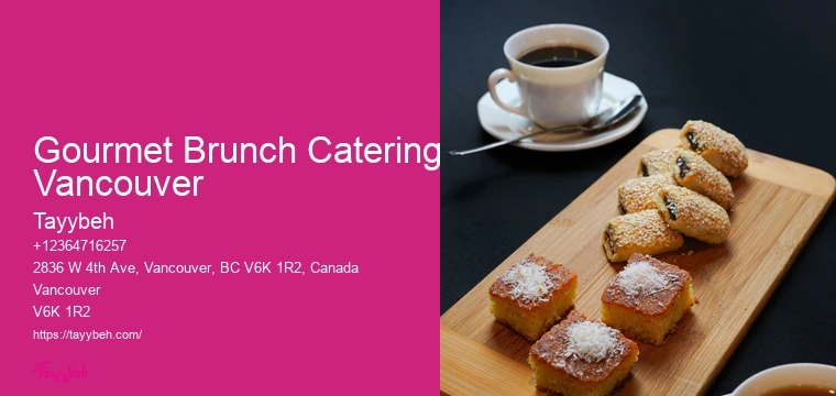 Syrian Pop-Up Dinners Gourmet Brunch Catering Vancouver
