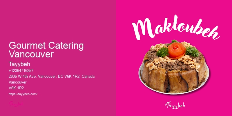Healthy Corporate Catering Gourmet Catering Vancouver