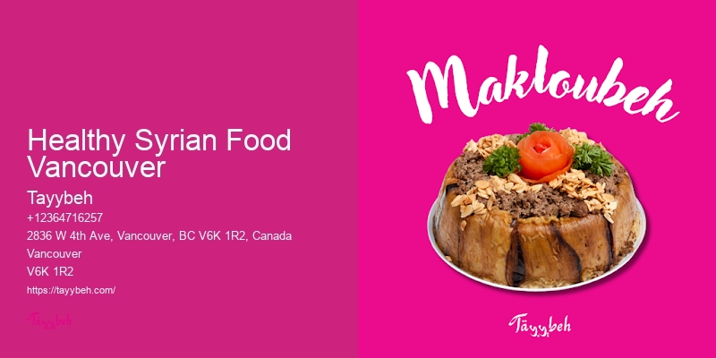 Last-Minute Corporate Catering Healthy Syrian Food Vancouver