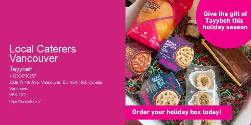 Local Caterers Vancouver