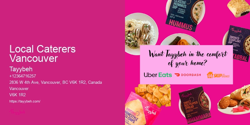 Local Caterers Vancouver Catering Packages
