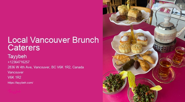 Healthy Breakfast Catering Local Vancouver Brunch Caterers