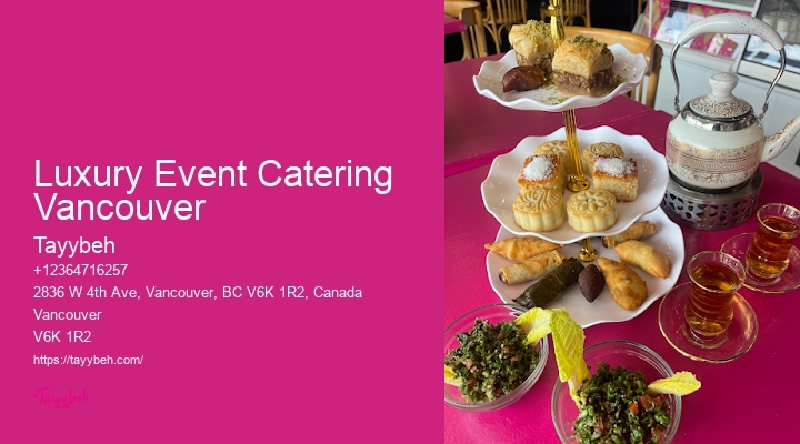 Gourmet Brunch Catering Luxury Event Catering Vancouver