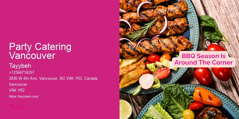 Catering Party Catering Vancouver