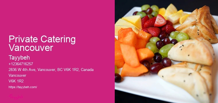 Business Breakfast Catering Private Catering Vancouver