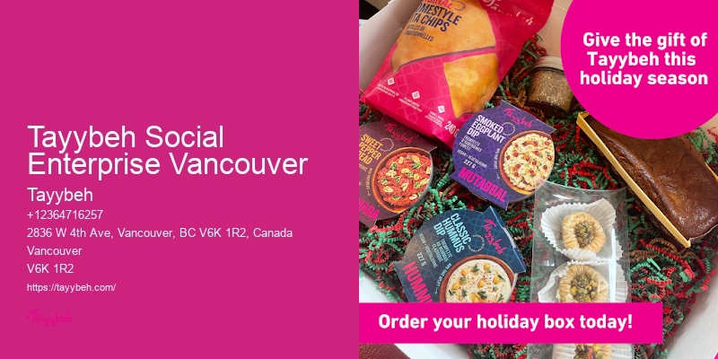 Tayybeh Social Enterprise Vancouver