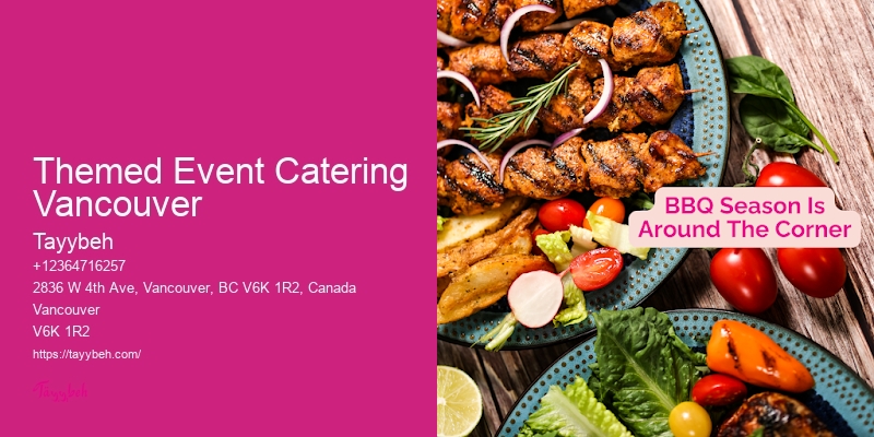 Syrian Pop-Up Dinners Themed Event Catering Vancouver