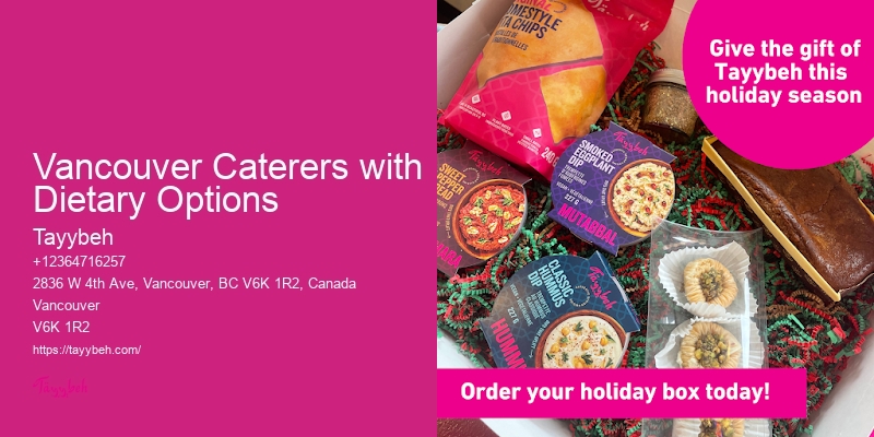 Vancouver Caterers with Dietary Options