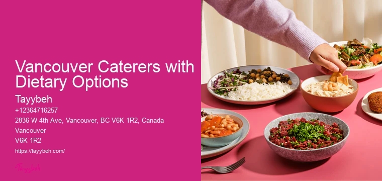 Full-Service Catering Vancouver Caterers with Dietary Options