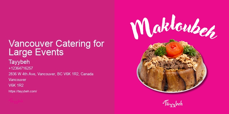 Top Office Catering Companies Vancouver Catering for Large Events