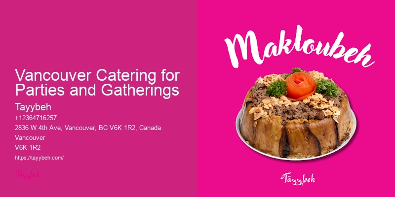 Breakfast Buffet Catering Vancouver Catering for Parties and Gatherings