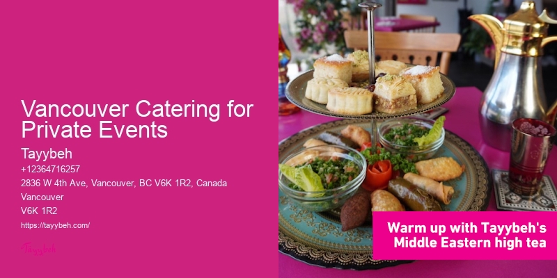 Office Lunch Catering Packages Vancouver Catering for Private Events