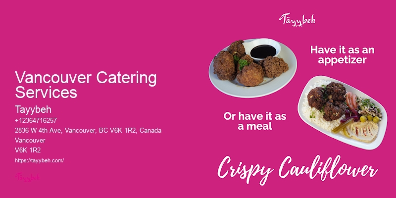 Custom Event Catering Vancouver Catering Services