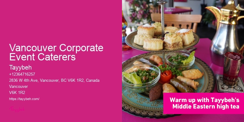 Brunch and Mimosa Bar Catering Vancouver Corporate Event Caterers