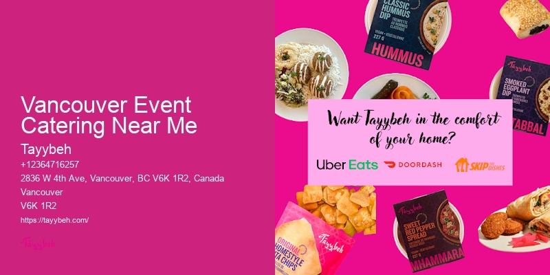 Buffet Catering Services Vancouver Event Catering Near Me