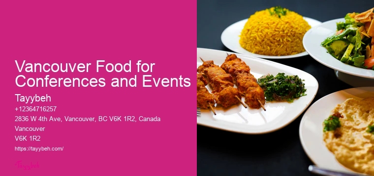 Gourmet Canapés Catering Vancouver Food for Conferences and Events